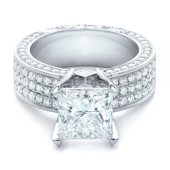 New Woman’s 925 Silver Wedding Diamond Ring 💍 - Picture 2 of 6